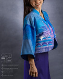 کراپ کت زنانه جنس مازراتی طرح مولانا