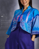 کراپ کت زنانه جنس مازراتی طرح مولانا